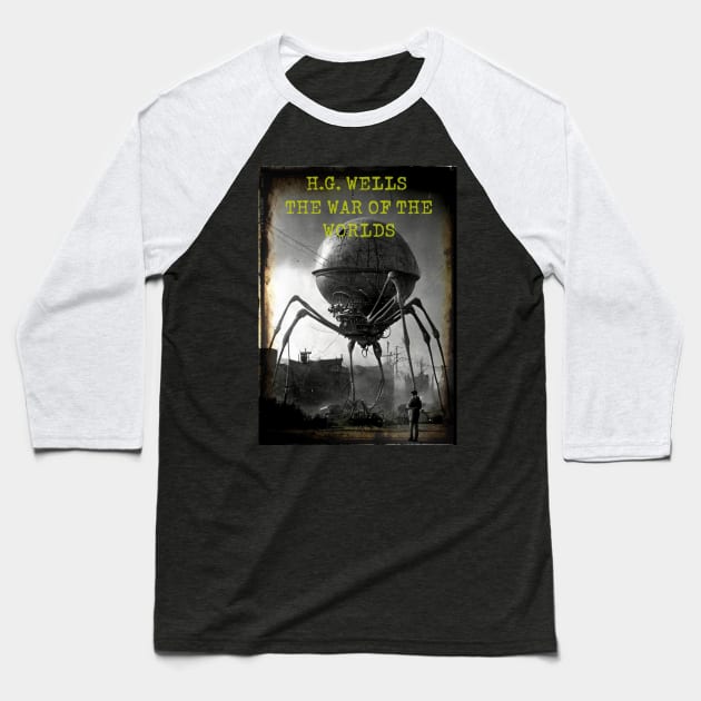 WAR OF THE WORLDS Baseball T-Shirt by BarrySullivan